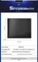 Slim Men's Wallet, Men's Wallet, Pocket Money, Short Horizontal Two-fold Wallet, Men's Leather Folder_viptrois.com