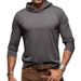 Loom European American Popular Long Sleeve Spring And Autumn Foreign Trade Cross-Border Men's Casual Solid Color_viptrois.com