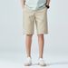 Men's Casual Shorts Summer Lightweight Cotton Loose Fit Straight Leg 5-Inch Shorts Trendy Versatile Beach Lounge Pants_viptrois.com