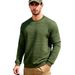 Cross-border Spring And Autumn American New Products Loose Casual Men's Simple Sports Jacquard Crew Neck Long-sleeved Sweater_viptrois.com