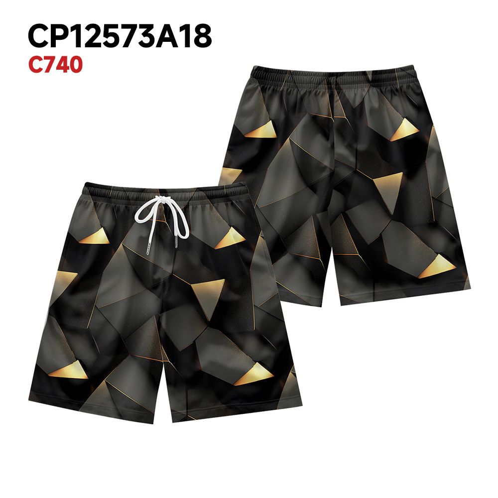 Unbeatable Quality Trdy Brand Fitness, Running, Sports, Basketball Shorts, Creative Fragmts, Geometric Prints, Five Quarter Pants For_viptrois.com
