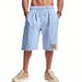 Men's Clothing Men's Style Summer Linen Shorts Loose Fit Breathable Beachwear Sportswear Casual Five Point Pants Best Selling_viptrois.com