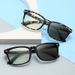 New Color Changing Blue Light Radiation Protection Flat Glasses Rivet Square Frame Flat Glasses Big Face Slim Men And Women_viptrois.com