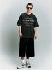 Heavyweight 230g Washed Adventure Coordinate Printed T-Shirt Men's Urban Streetwear Tee_viptrois.com