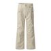 Men's Clothing High street washed distressed workwear jeans men's trendy brand design pleated split stitching wide leg straight trousers_viptrois.com