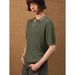 Men's Clothing Polo Shirt V Neck Short Sleeved Knitted Sweater Men's Slim Business Style Lapel Striped Ice Silk Breathable_viptrois.com