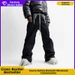 Men's Trendy Wide Leg Casual Trousers Drawstring Loose Fit Floor Length Cargo Pants Autumn Winter Fashion Sports_viptrois.com