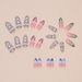 Nails Art & Tools Nail Art Patch Love Diffusion Nail Patch Wear Armor Removable Small Fresh Fine Flash Nail Art Patch 24 Pieces_viptrois.com
