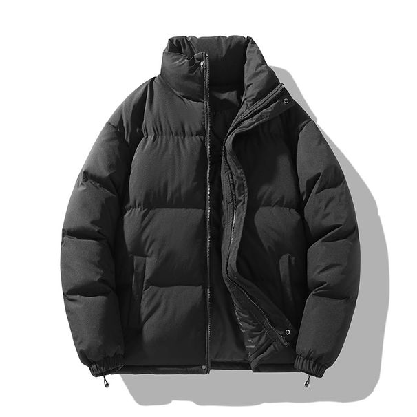 for Men And Women Winter New Stand Collar Coat Couple Outfit Thickened Warm Short Down Cotton Jacket Outerwear_viptrois.com