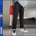 Men's Clothing Men's CleanFit Dress Pants Slim Fit Lightweight Breathable Office Casual Trousers With Belt Comfortable Stretch_viptrois.com