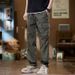 Straight-leg Work Pants For Men In Autumn And Winter, Loose And Multi-pocket Men's Pants, Casual Pants, Long Pants With Fleece, Durable_viptrois.com