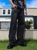 Men's Clothing Blue Jeans Men's Slim Fit Pants Ripped Patch Pants Men's Distressed Trousers_viptrois.com