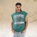 American Hip-Hop High Street Printed Raglan Sleeveless T-Shirt, Trendy Unisex Washed Vintage Tank Top_viptrois.com