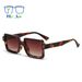 Women's Glasses Heao's New Original Rivet Personality Square Frame Splicing Color Sunglasses Fashion Catwalk Versatile Sunglasses_viptrois.com