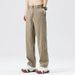 Men's Clothing Summer Ultra Thin Tencel Jeans Men's Breathable Loose Wide Leg Pants Men's Casual Versatile Ice Silk Trousers_viptrois.com