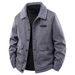 Winter New Men's Suede Lapel Plus Velvet Thickened Jacket Men's Casual Fashion Comfortable Trend Men's Coat_viptrois.com
