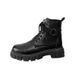 European Warm Series Men's Martin 2025 New Black Leather High-top British Style Motorcycle Work Boots Height Increasing_viptrois.com