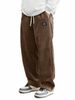 Men's Autumn New Comfortable Long Pants Loose Logo Corduroy Fabric Casual Pants_viptrois.com