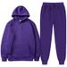 Men's Clothing Autumn And Winter Hooded Sports Sweatshirts For Men And Women Couples Loose Hoodies Plus Velvet Warm Suits_viptrois.com