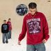 American Street Style Round Neck Long Sleeve Horse Year Print T-Shirt Men And Women Couples Casual Top_viptrois.com