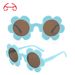 Two Rings Metal Hinge 43 Colors Sunflower Sunglasses Adult Style 6 Petal Flower Street Shot Cute Sunglasses_viptrois.com