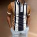 Summer New Mens Vintage Plaid Polo Shirt Fashion Casual_viptrois.com