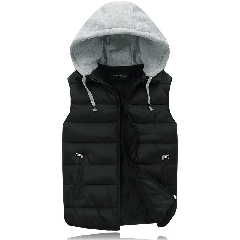 The New Autumn And Winter Coats Feature Thickened Cotton Vests For Men, Removable Cotton Waistcoats For Couples, And Cotton Workwear Vests For Women_viptrois.com