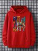Men's Autumn And Winter Casual Fashion Loose Hooded Sweatshirt New York Letter Printed Warm Long Sleeved Pullover_viptrois.com