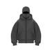 Unisex Zip-Up Hoodie With Double Hood & Face Cover – Trendy Streetwear For Fall, Winter & Spring_viptrois.com
