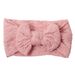European and American Autumn Winter new children's hair accessories nylon jacquard bow baby headband baby fontanelle wide hair band_viptrois.com
