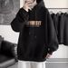 Autumn And Winter Casual Versatile Hoodie Sweatshirt Top Loose Printed Jacket_viptrois.com