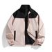 Autumn Men's Trend Contrasting Colors Loose Stand-up Collar Jacket Casual Sports Men's Top_viptrois.com