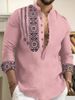 Trendy Men's Summer New Long-sleeved Stand-up Collar Semi-cardigan Casual Thin Shirt_viptrois.com