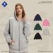 Men's Oversized Vintage Wax-Dye Hoodie With Zip-Up & Fleece Lining – Streetwear Pullover For Casual Wear_viptrois.com