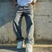 Men's Slim Fit Ripped Jeans Nine Point Summer Trendy Skinny Pants Mid Waist Zipper Fly Denim Handmade Vintage Casual Hip Hop_viptrois.com