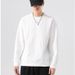 Men's Casual Japanese Style Letter Jacquard Pullover Sweatshirt - Loose Fit Long Sleeve Crewneck Top For Streetwear & Daily Wear (Black/Grey/White)_viptrois.com