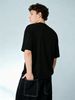 Summer New Short-sleeved T-shirt, Men's Triangle Frame Olb Letter Creative Printing Half-sleeved Youth Trend Versatile Casual Loose Base_viptrois.com