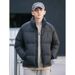 Pure Down Cotton Short Winter Thickened Lightweight Stand Collar Men's Workwear Jacket 2024 New Niche High-end_viptrois.com