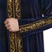 Men's Clothing Factory ready stock Middle Eastern Muslim men's gold velvet embroidered robe, TH825, hot sale_viptrois.com