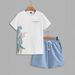 Men's Clothing Summer New Men's T Shirt Set 3D Printing Casual Sports Shorts Set Men_viptrois.com