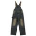Men's national tide retro American loose-washed old one-piece straight leg pants_viptrois.com