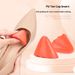 Soft PU Toe Inserts For High Heels – Cushioned Anti-Slip Half Insoles For Pointed & Round Toe Shoes (Black, Orange, Yellow)_viptrois.com