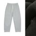 "Men's Fleece-Lined Straight-Leg Sweatpants - Winter Thermal Casual Pants With Brushed Interior, Minimalist Solid Color For Streetwear_viptrois.com