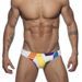 Men's Low-waist Printed Trunks, Tight-fitting Drawstring Swimming Trunks, Men's Cup-shaped Swimming Briefs With Anti-embarrassment Feature_viptrois.com