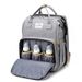 New Foldable Sleeping Mommy Bag Multifunctional Mother And Baby Bag Mommy Bag Bottle Backpack Diaper Backpack_viptrois.com