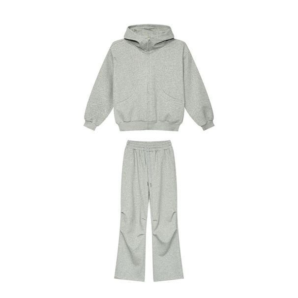 Nordmann MTLCLOTHES Men's Clothing| Spring New European And American Style Zipper Hooded Cardigan Solid Color Commuter Sports_viptrois.com