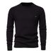 Cotton Men's Sweater, Men's Sweater Pullover Sleeve Knitted Sweater_viptrois.com