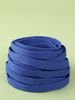 Polyester Plain Weave White Shoelaces Colorful Flat White Sneaker Laces_viptrois.com