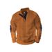 2024 New Jacquard Buttoned Henry Collar Autumn Winter Long Sleeve Patch Embroidered Casual Sweatshirt_viptrois.com