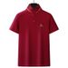 Unbeatable Quality Woodpecker Brand Stand Up Collar Polo Summer High-end Light Embroidered Short Sleeved T-shirt Men's Shirt_viptrois.com